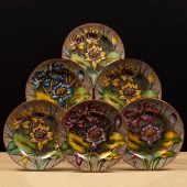 SET OF SIX WEDGWOOD DINNERPLAT
