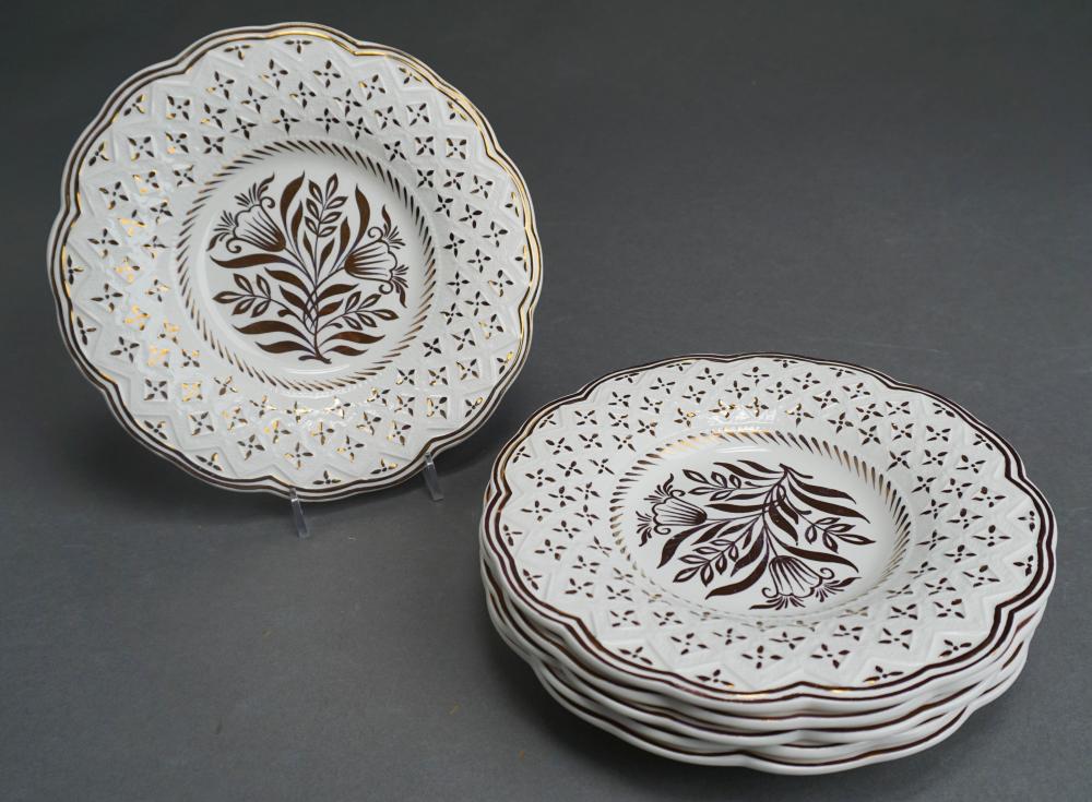 SET OF SIX WEDGWOOD HAND PAINTED
