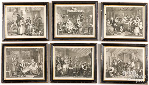 SET OF SIX WILLIAM HOGARTH