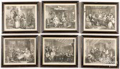 SET OF SIX WILLIAM HOGARTH ENG