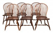 SET OF SIX WINDSOR BOWBACK SID