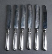 SET OF SIX WMF SILVER PLATE DI