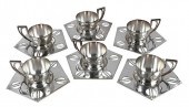 SET OF SIX WMF SILVER PLATED C