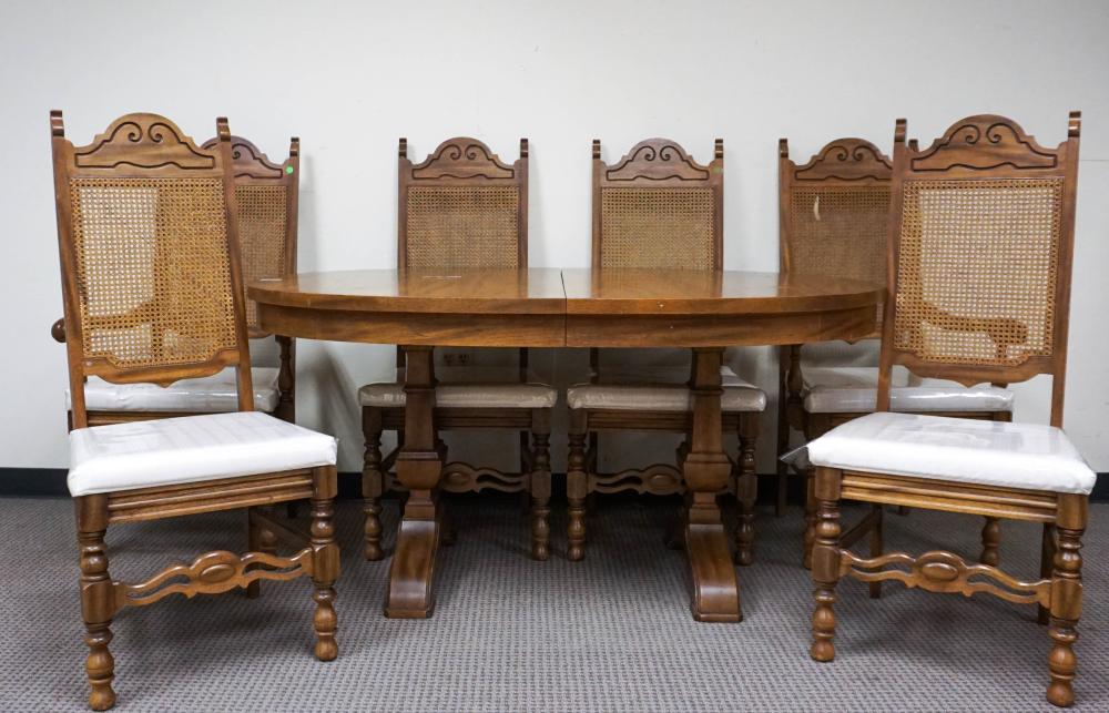 SET OF SIX YOUNG FURNITURE CO. OAK,
