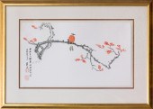 SET OF SIX ZHANG DAQIAN LITHOG