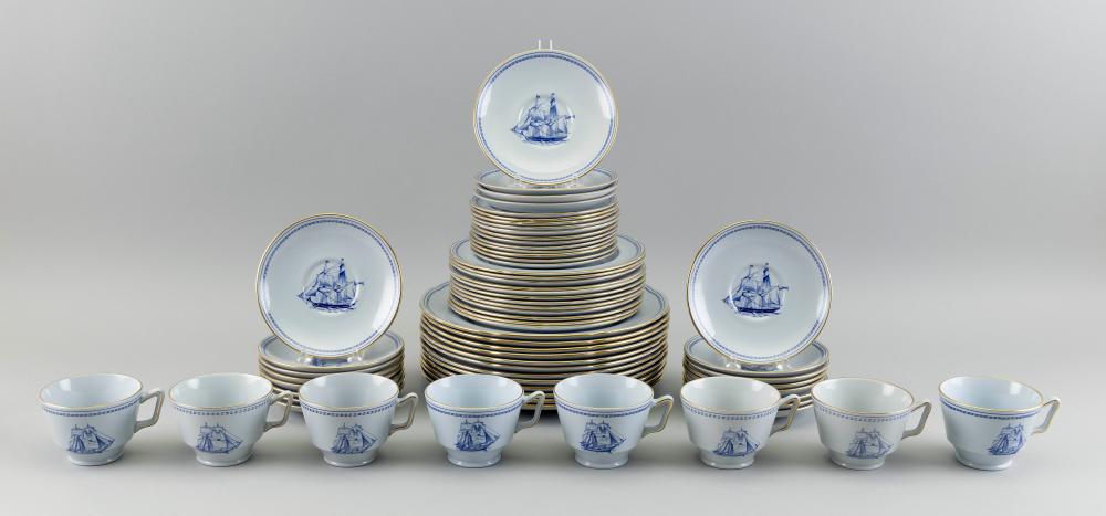 SET OF SPODE "TRADE WINDS" BLUE