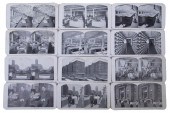 SET OF STEREOVIEW CARDS "A Tri