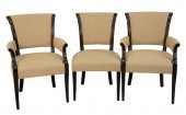 SET OF TEN BAKER DINING CHAIRS
