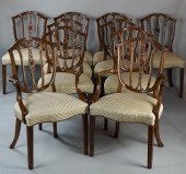 SET OF TEN BAKER FURNITURE HEP