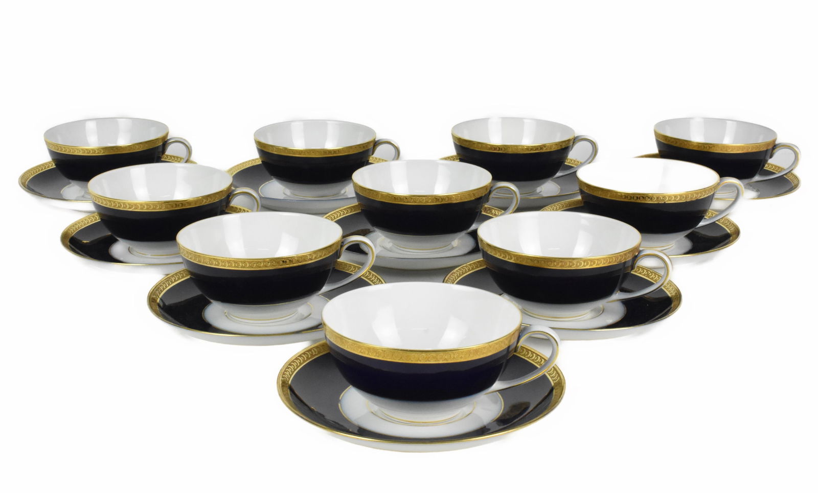SET OF TEN BAVARIAN HUTSCHENREUTHER