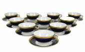 SET OF TEN BAVARIAN HUTSCHENRE