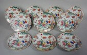 SET OF TEN CHINESE EXPORT FAMI