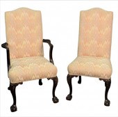 SET OF TEN CHIPPENDALE STYLE D