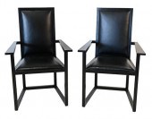 SET OF TEN CONTEMPORARY ARMCHA