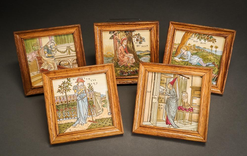 SET OF TEN COPELAND NURSERY RHYME