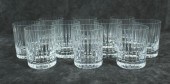 SET OF TEN CRYSTAL DOUBLE OLD