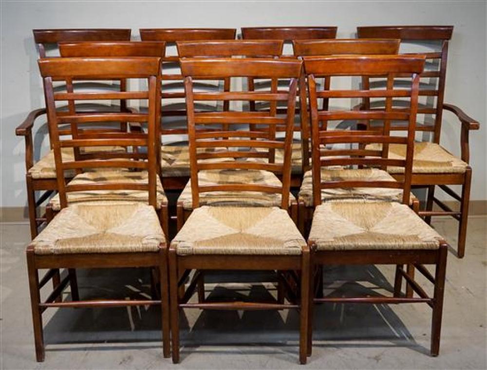 SET OF TEN EARLY AMERICAN STYLE