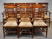 SET OF TEN EARLY AMERICAN STYL