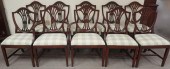 SET OF TEN GEORGE III STYLE MA