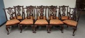 SET OF TEN GEORGE III STYLE MA