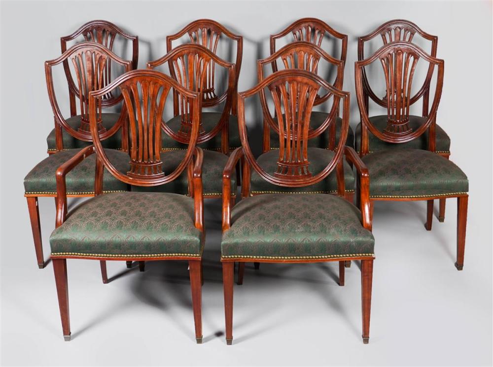 SET OF TEN GEORGE III STYLE