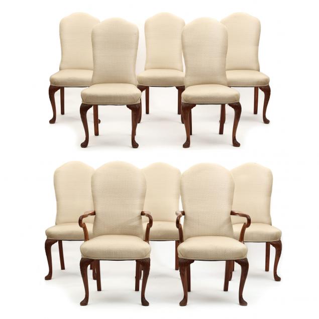 SET OF TEN GEORGIAN STYLE