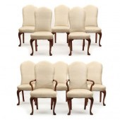 SET OF TEN GEORGIAN STYLE MAHO