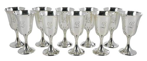 SET OF TEN GORHAM STERLING