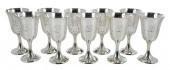 SET OF TEN GORHAM STERLING GOB