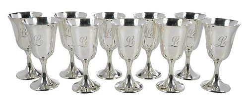 SET OF TEN GORHAM STERLING