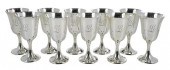 SET OF TEN GORHAM STERLING GOB