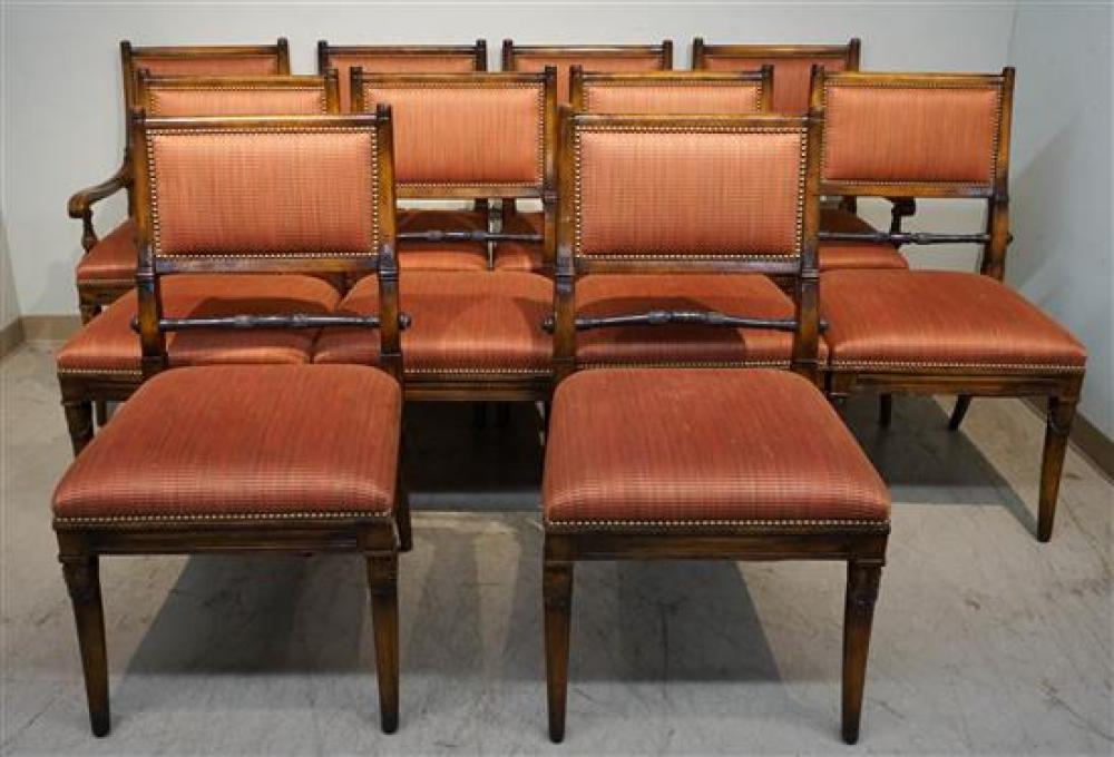 SET OF TEN HICKORY WHITE