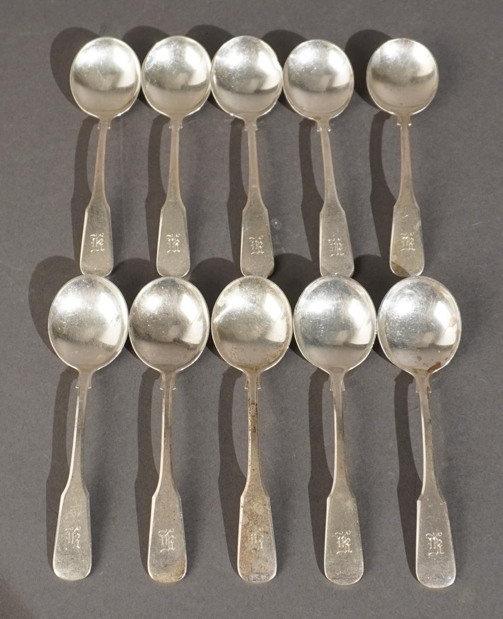 SET OF TEN INTERNATIONAL SILVER CO.