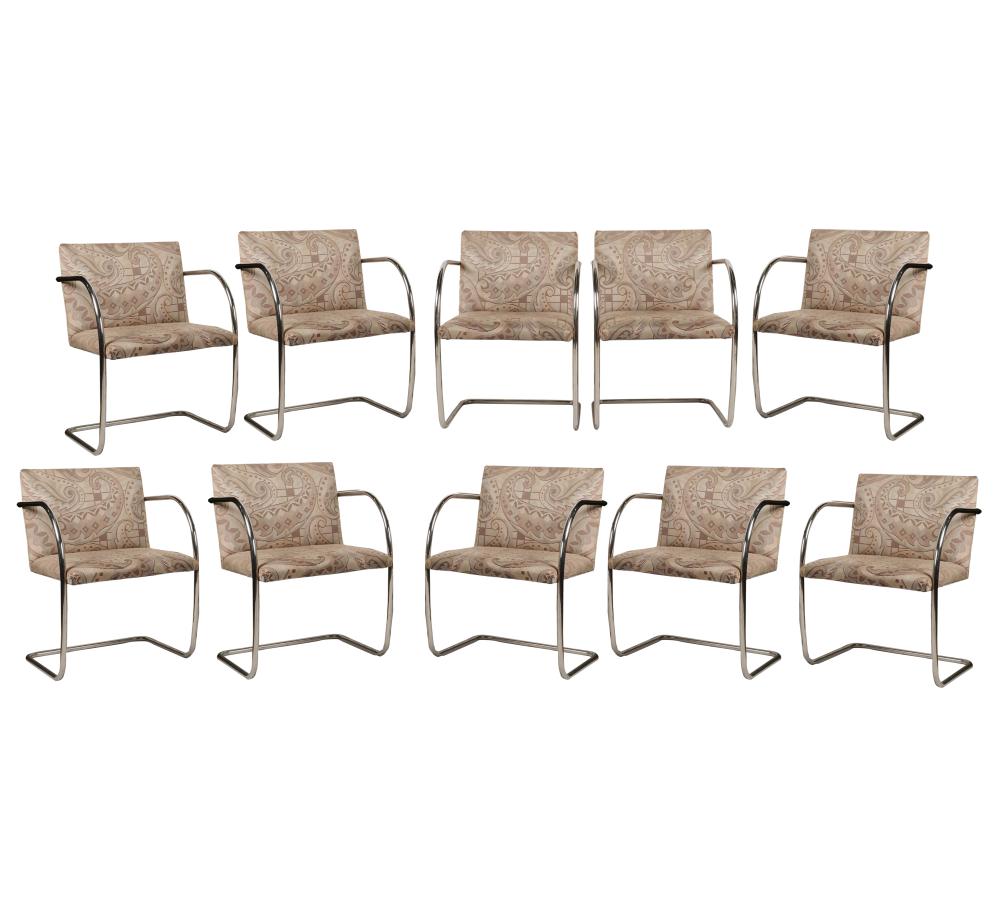 SET OF TEN LUDWIG MIES VAN DER ROHE