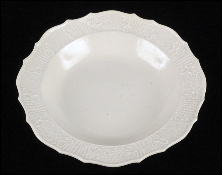 SET OF TEN PORCELAIN SOUP BOWLS.