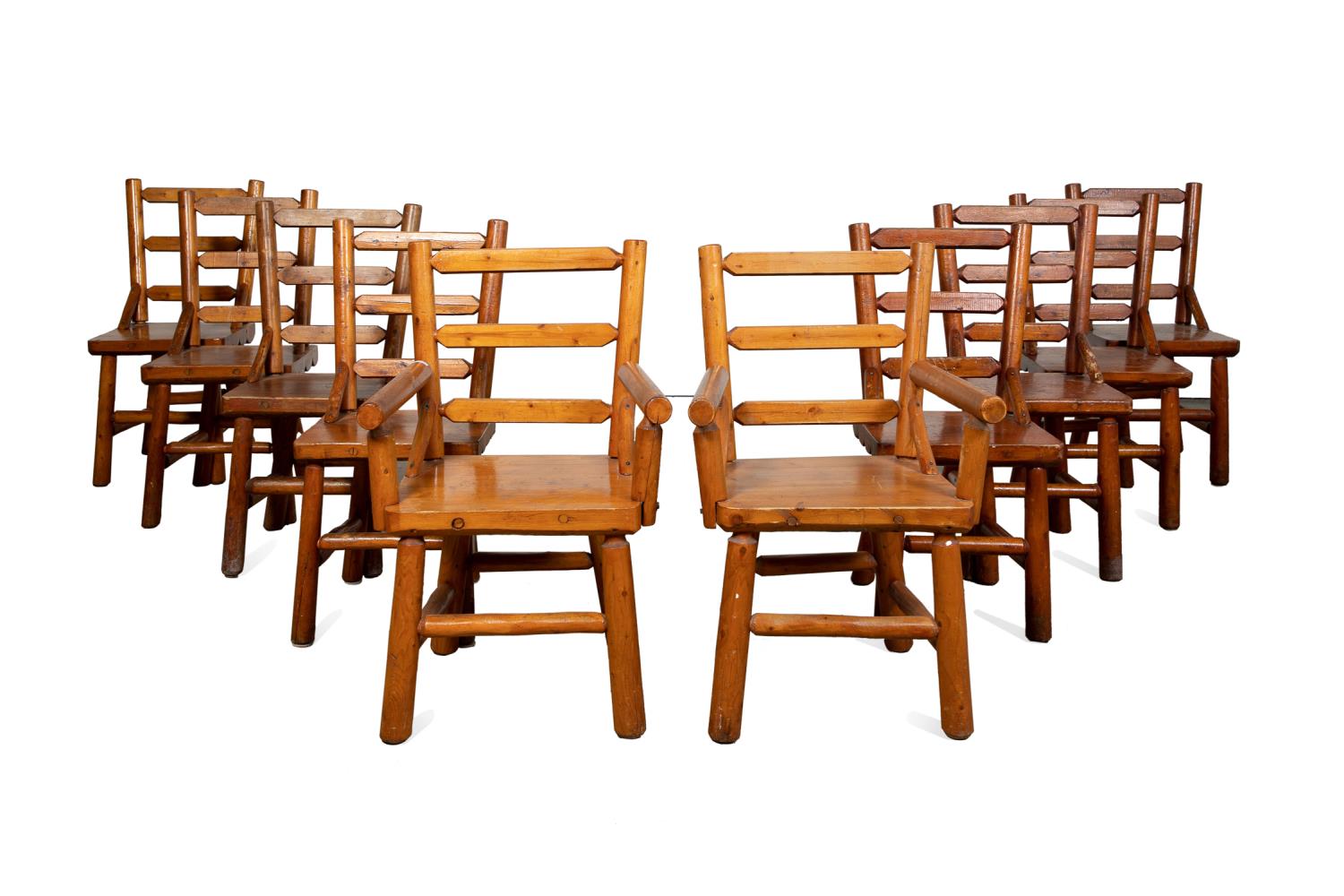 SET OF TEN RITTENHOUSE ADIRONDACK
