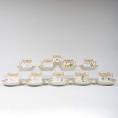 SET OF TEN ROYAL COPENHAGEN PO