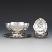 SET OF TEN STERLING SILVER SWE