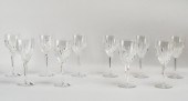 SET OF TEN WATERFORD CRYSTAL W