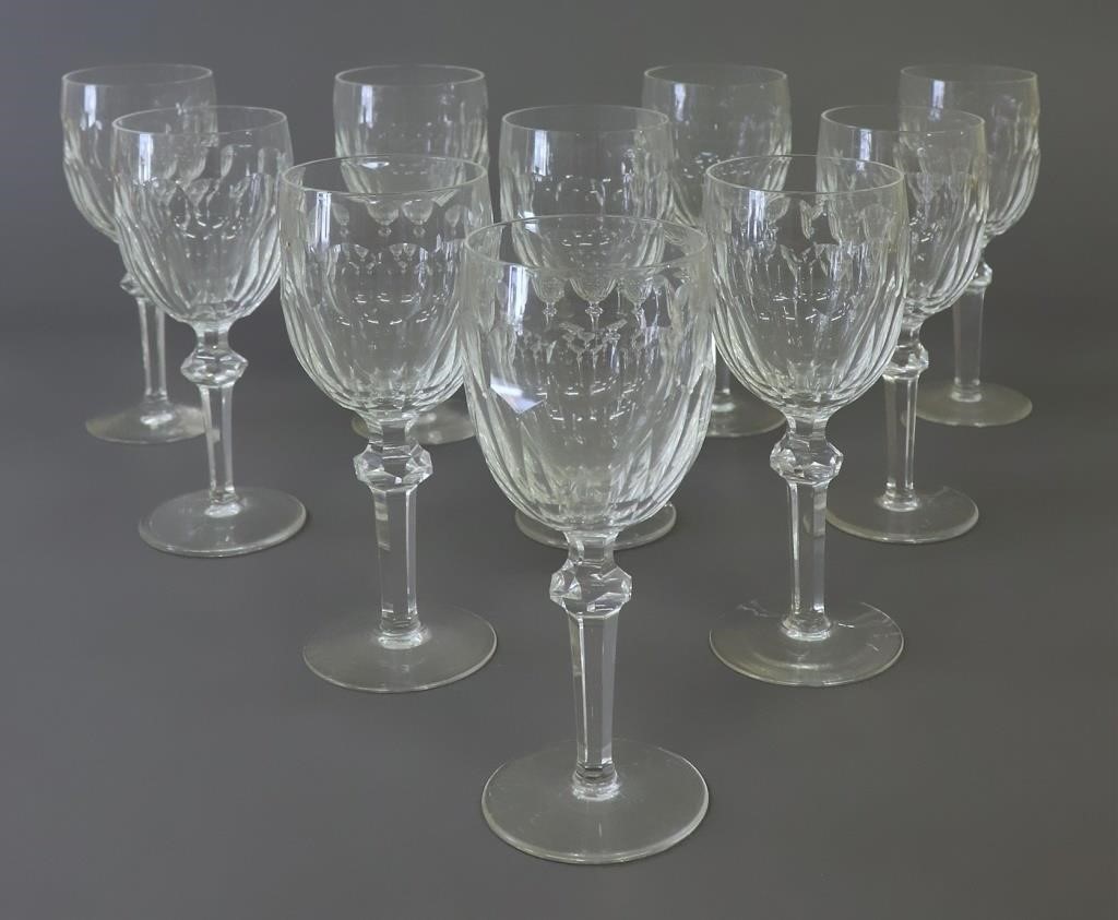 Set of ten Waterford crystal