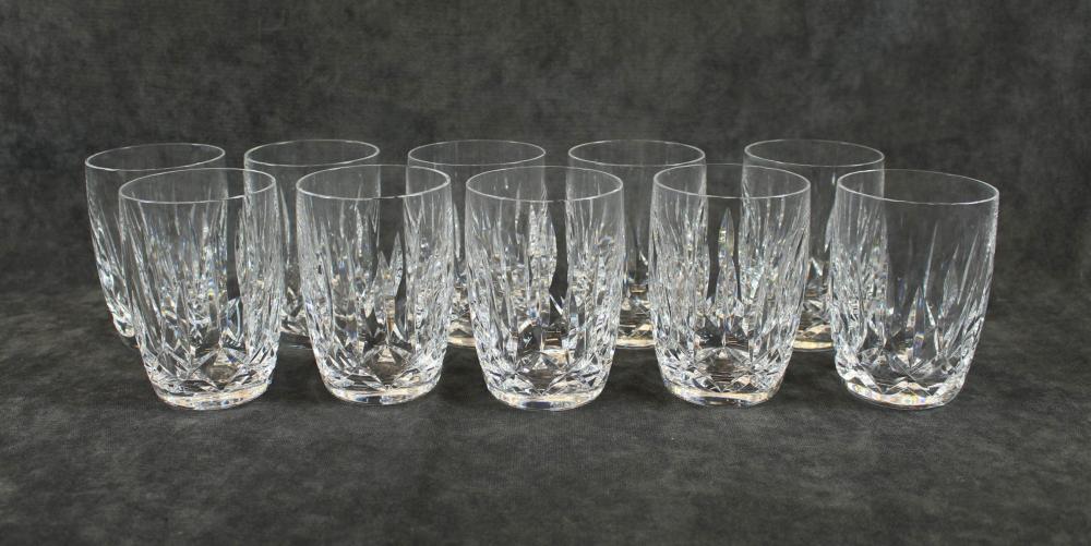 SET OF TEN WATERFORD IRISH