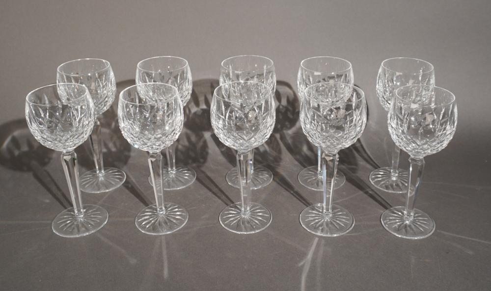 SET OF TEN WATERFORD 'LISMORE'