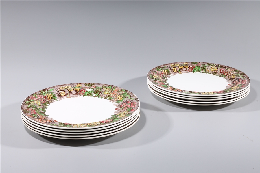 Set of ten Wedgewood Etruria