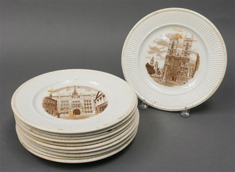 SET OF TEN WEDGWOOD OLD LONDON