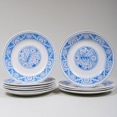 SET OF TEN WEDGWOOD TRANSFER P
