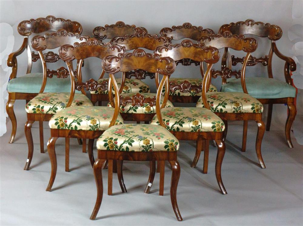 SET OF TEN WILLIAM IV MAHOGANY