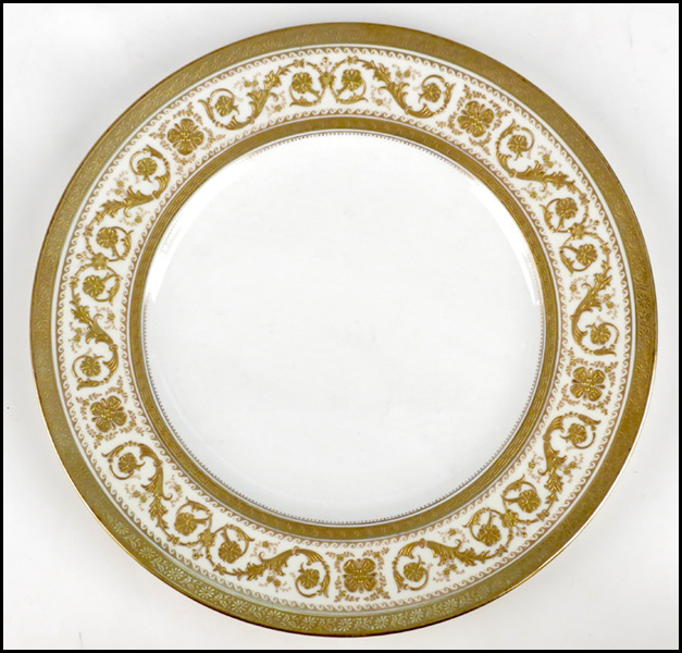 SET OF THIRTEEN CAULDON GILT