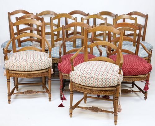 SET OF THIRTEEN VINTAGE FRENCH