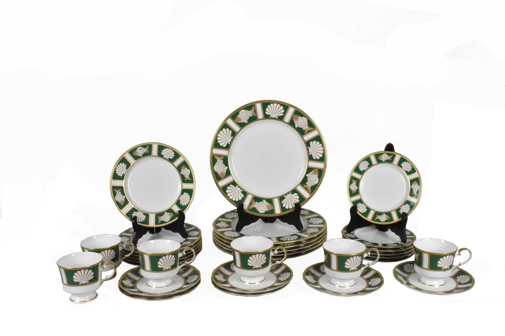 SET OF THIRTY MIKASA FISH AND SHELL