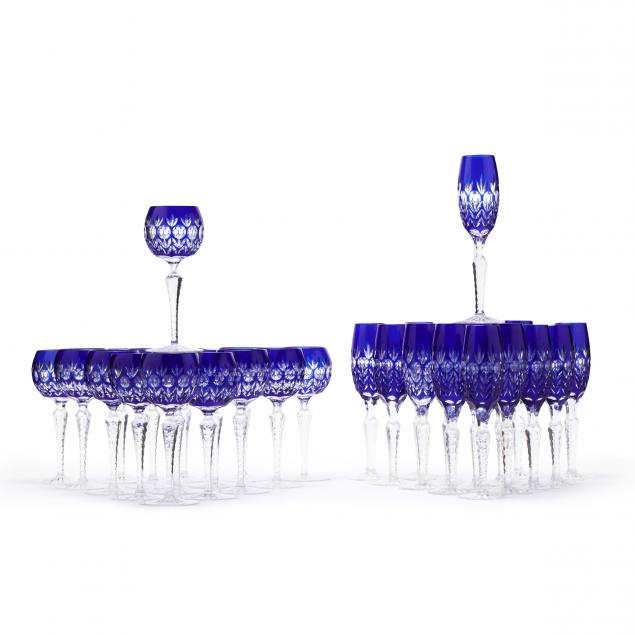 SET OF THIRTY-ONE COBALT